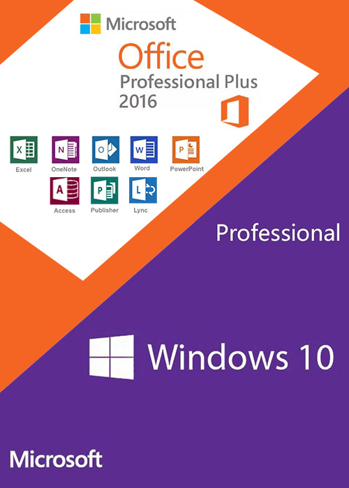 Win10 PRO OEM + Office2016 Professional Plus Keys Pack(EDM)