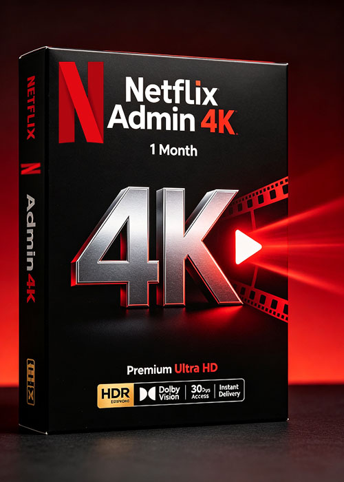 vip-gvgmalls, Netflix Admin 4K 1Month