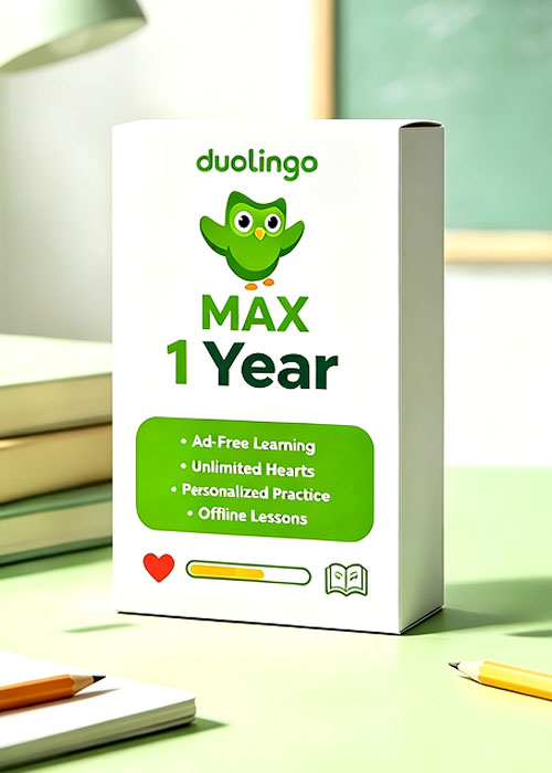 vip-gvgmalls, Super Duolingo MAX 1 Year Subscription
