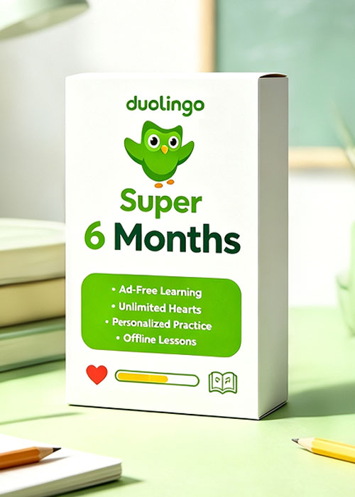 vip-gvgmalls, Super Duolingo 6 Months Subscription